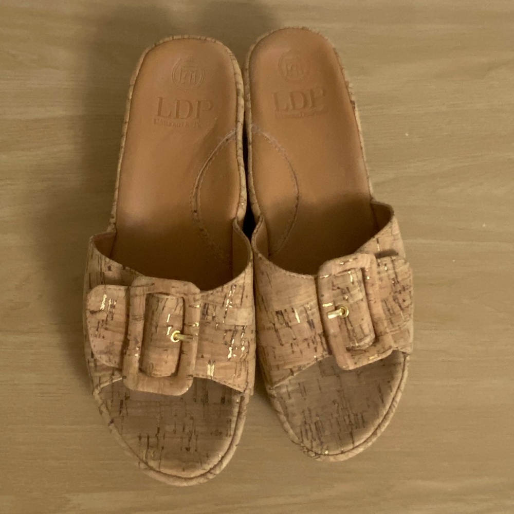 Ldp Cork Slides, Size 6.5 - image 1